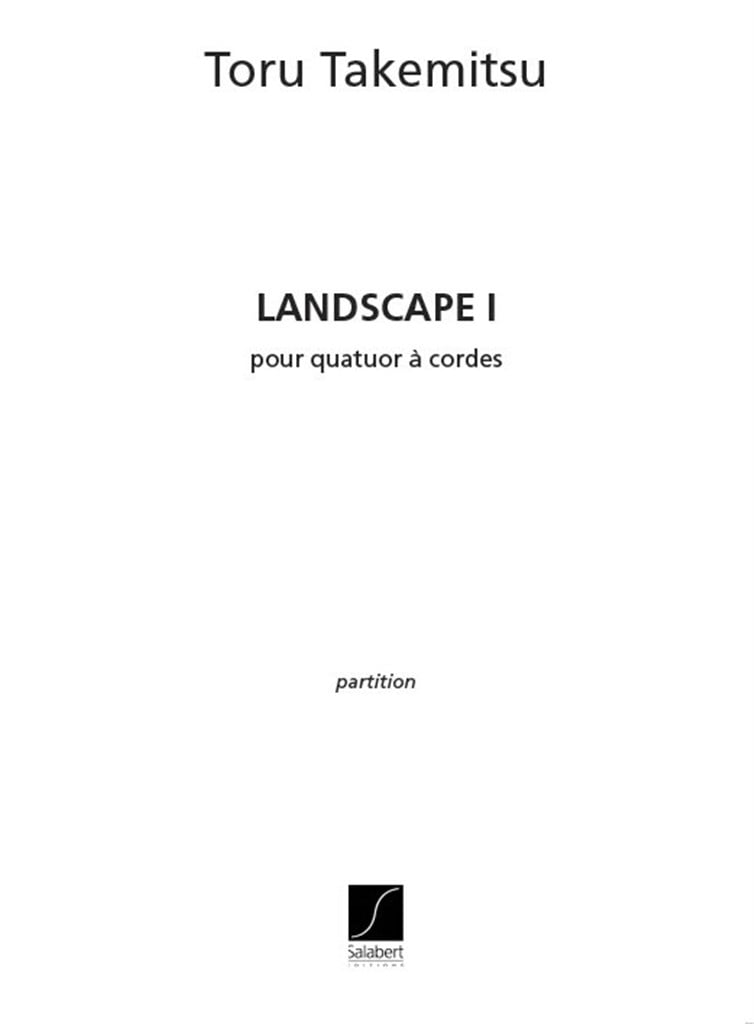 Landscape I - Pour 2 Violons Alto Et Vlc -